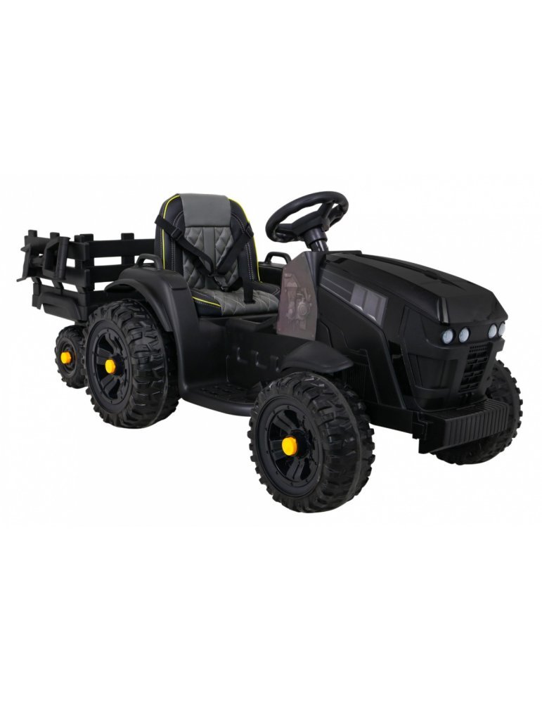 Trattore elettrico per bambini in titanio con rimorchio 10  - Vista 9