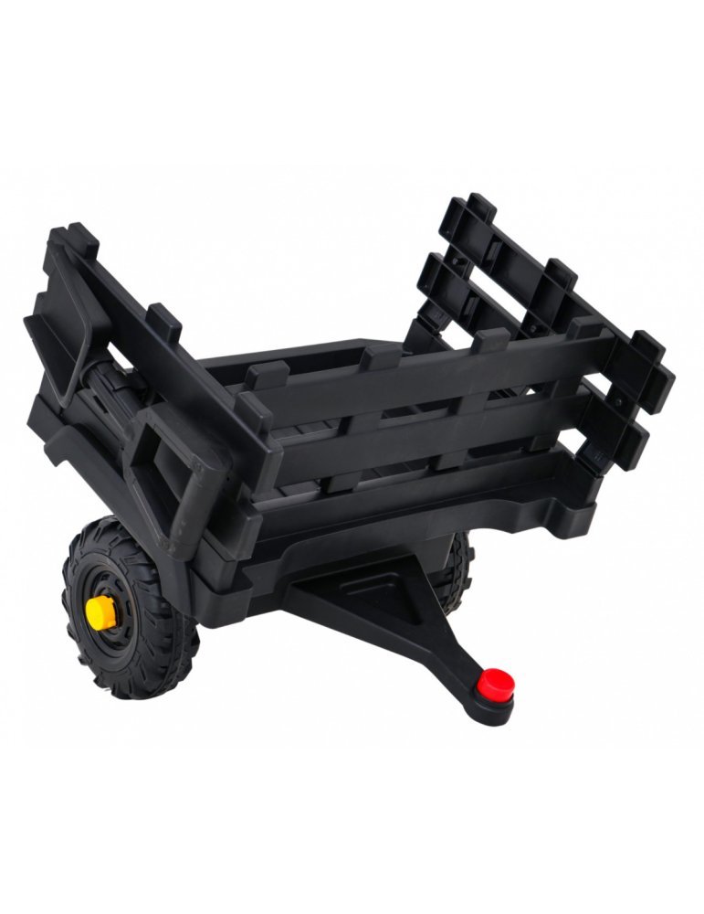 Trattore elettrico per bambini in titanio con rimorchio 11  - Vista 10