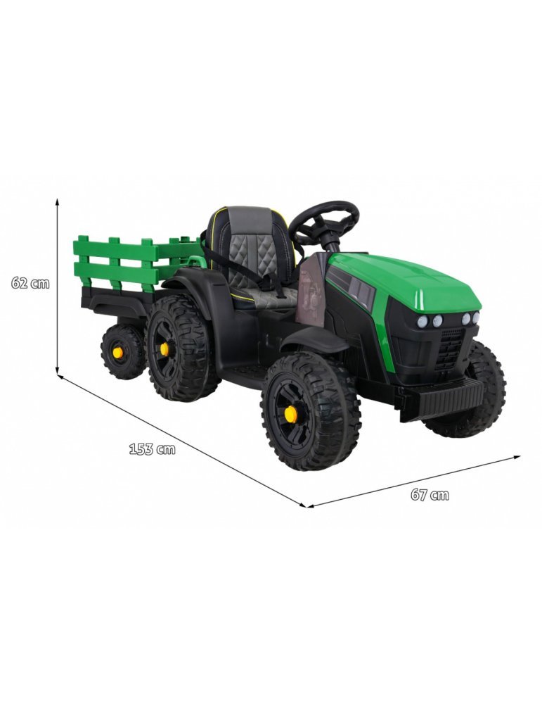 Tractor Titanium With Trailer | Tractor Eléctrico Infantil 12V  - Vista 1