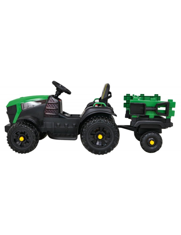 Tractor Titanium With Trailer | Tractor Eléctrico Infantil 12V  - Vista 3