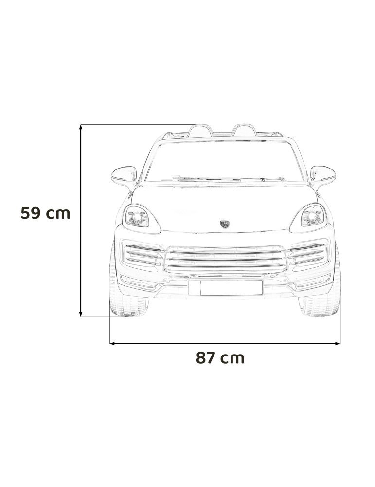 Porsche Cayenne auto per bambini 43 