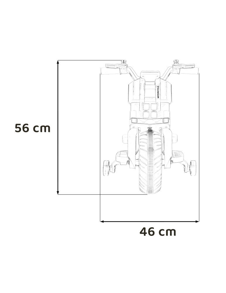 Motor Future 88 - Moto eléctrica infantil 6V con ruedas de goma | Patilandia 