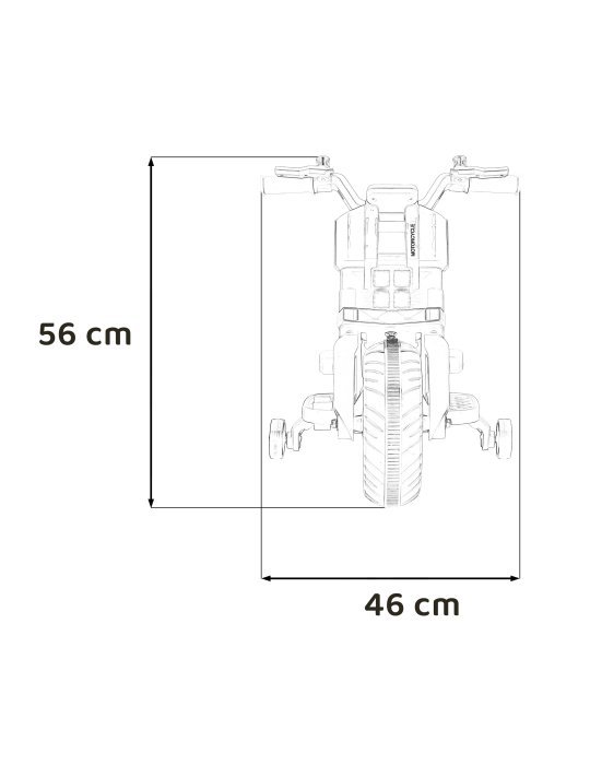 Motor Future 88 - Moto eléctrica infantil 6V con ruedas de goma | Patilandia 