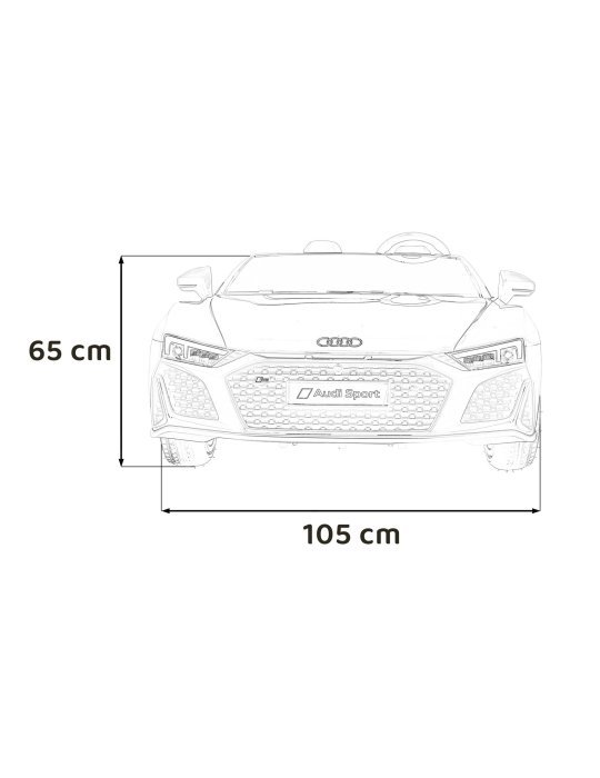 Audi Spyder R8 LIFT 24V - Coche eléctrico infantil con motor brushless | Patilandia 