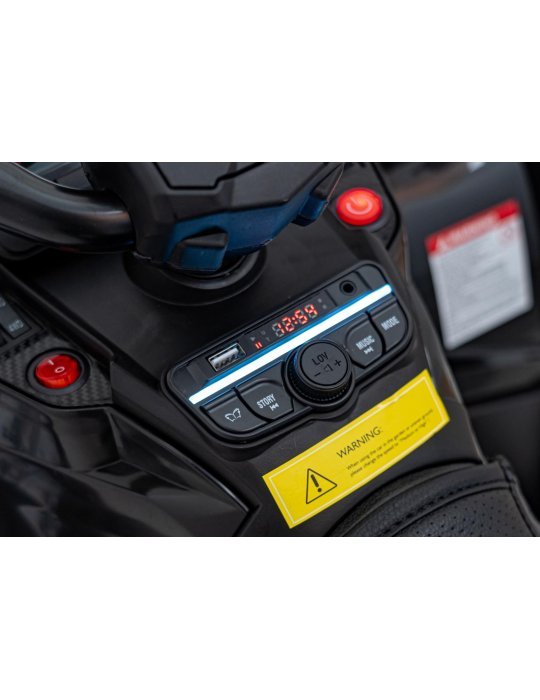 Can-Am Outlander 12V Quad – Quad elettrico per bambini 4x4 con 4 motori da 45 W 64 