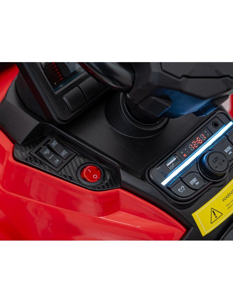 Can-Am Outlander 12V Quad – Quad elettrico per bambini 4x4 con 4 motori da 45 W 129  - Vista 20