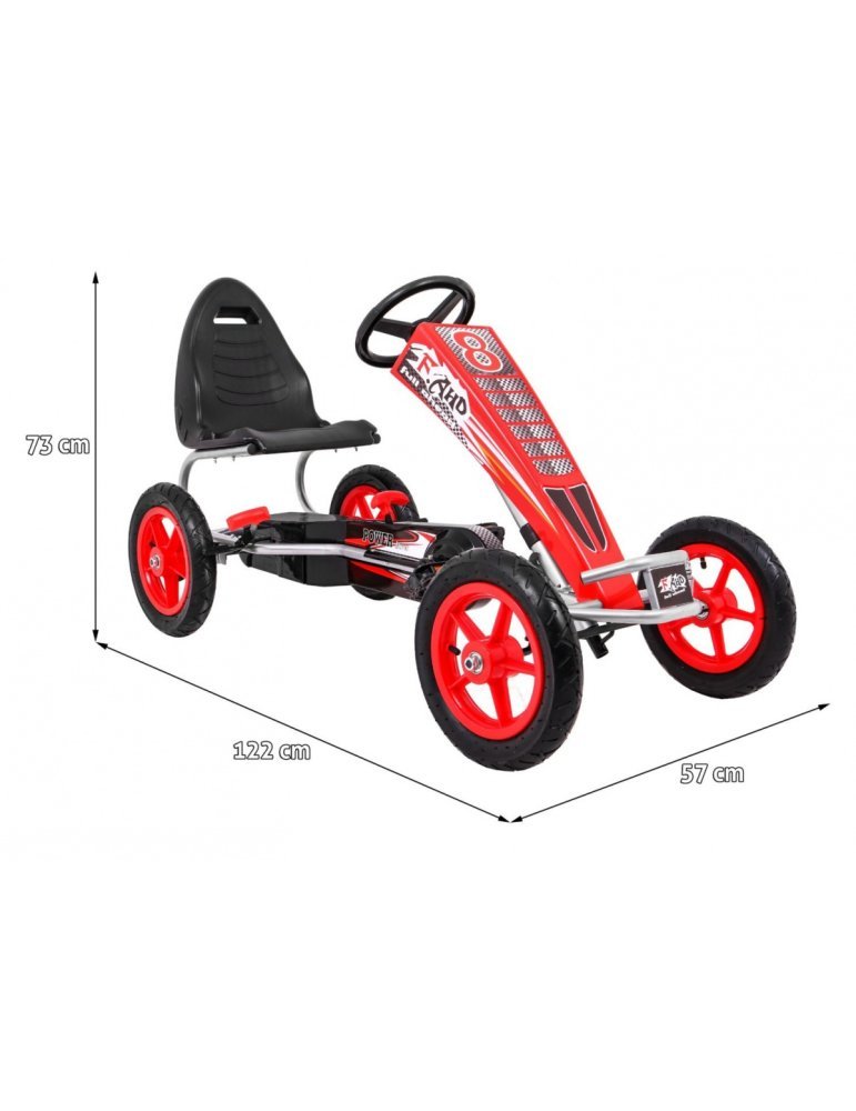 Kart Deportivo A Pedales Vitesse maximale avec gonflable Roues 4  - Vista 1