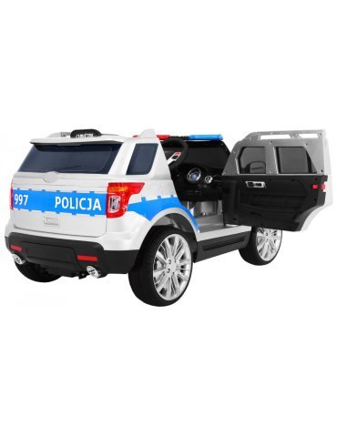 SUV Poland Police 12V - Coche Eléctrico Infantil con Sirena y Luces  2