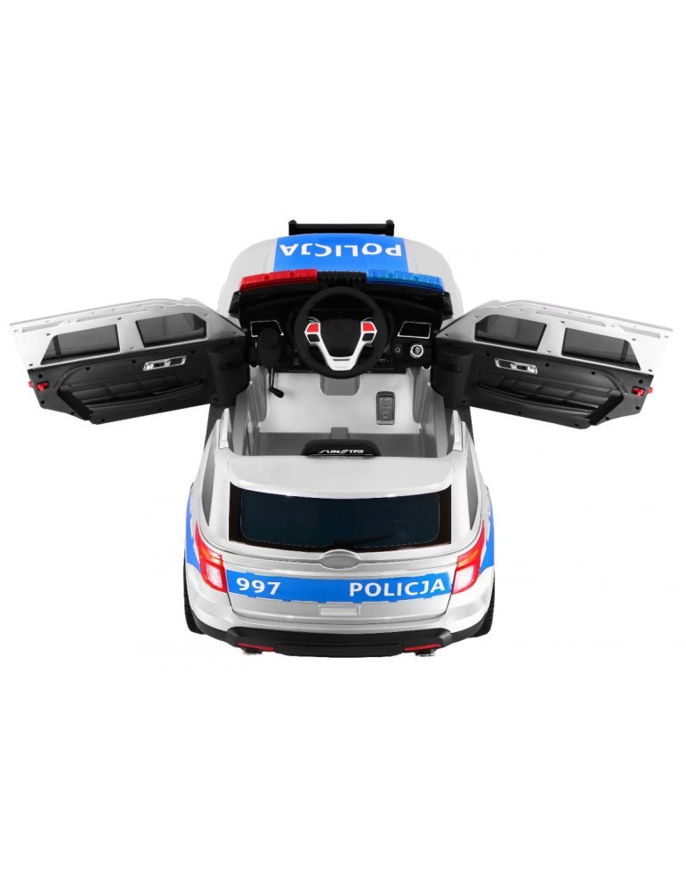 Polônia Polícia SUV 12V - Carro Elétrico Infantil com Sirene e Luzes CARROS ELÉTRICOS PARA CRIANÇAS 