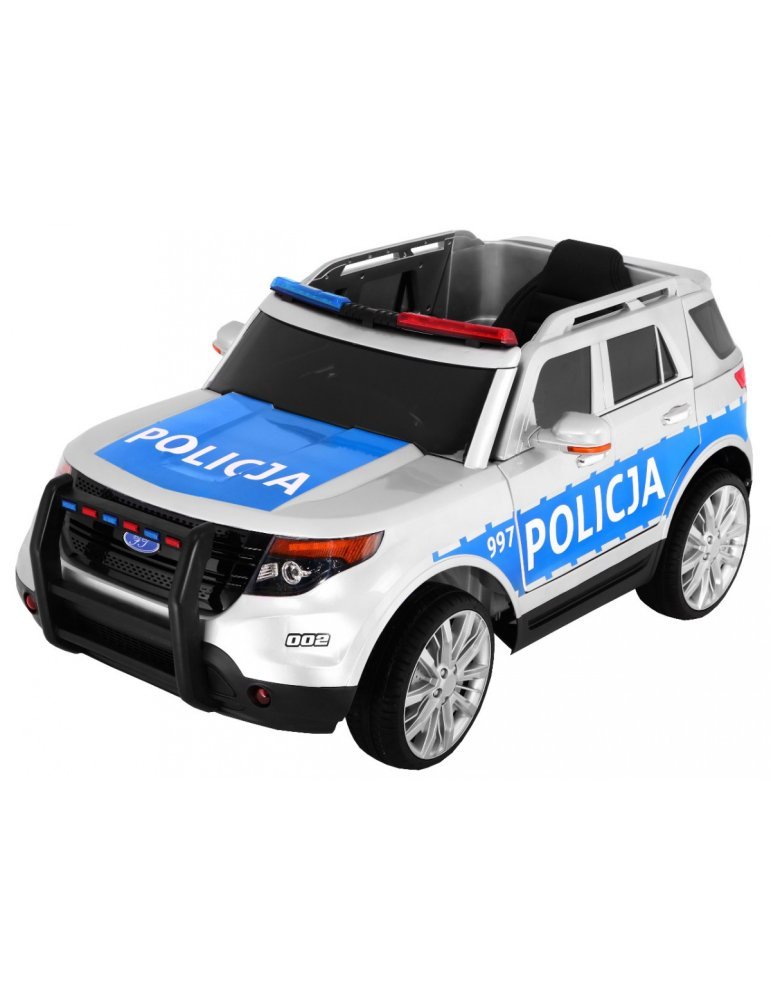 Polônia Polícia SUV 12V - Carro Elétrico Infantil com Sirene e Luzes CARROS ELÉTRICOS PARA CRIANÇAS 