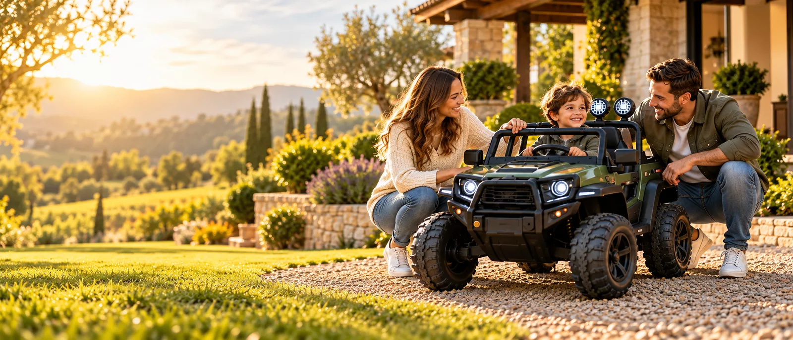 Vehículos eléctricos infantiles elegidos uno a uno, para vivir grandes aventuras en famili
